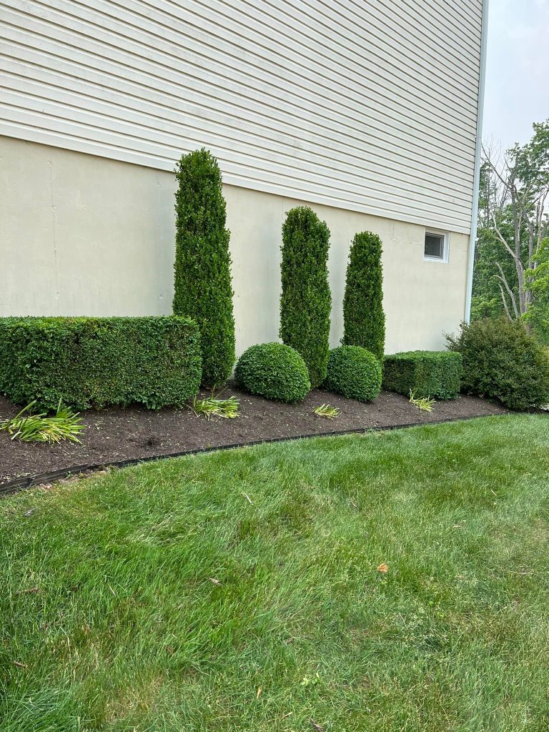 Landscaping work